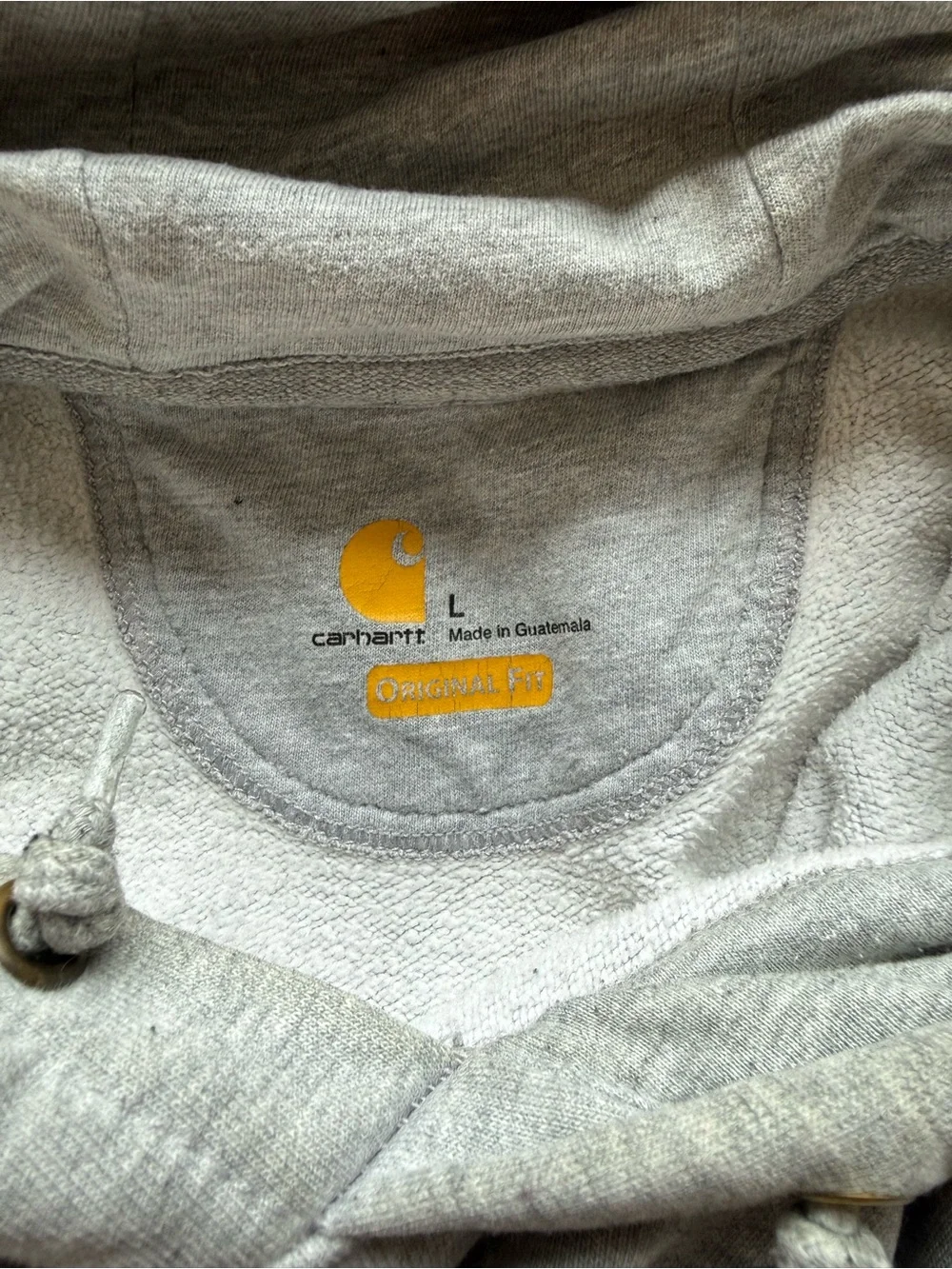 Carhartt Gray Heavyweight Pullover Hoodie